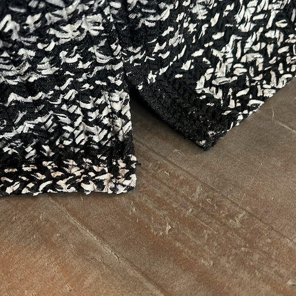 Kasper sleeveless top, black and grey with silver threads running throughout. - Picture 3 of 8